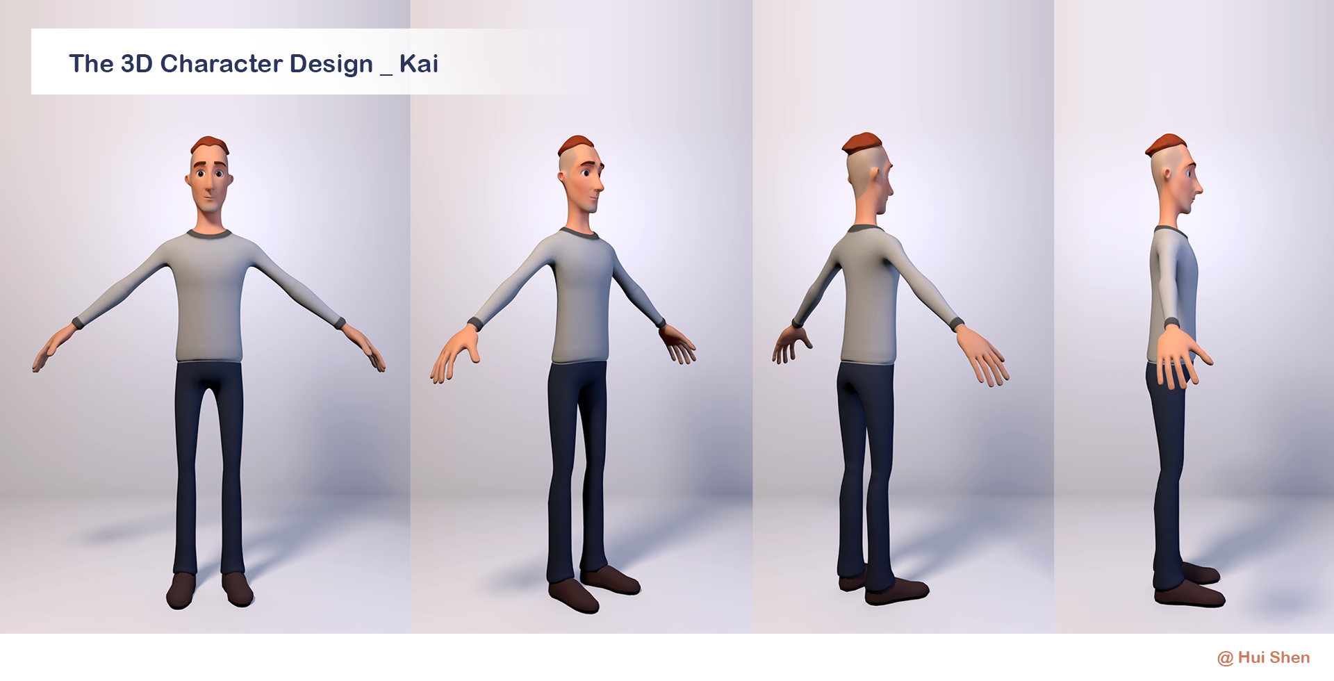 HUI_3DCharacter_4views