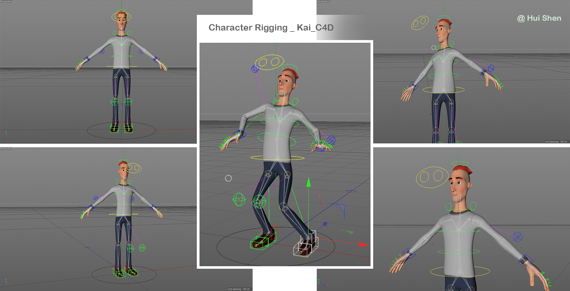 HUI_3DKai_rigging